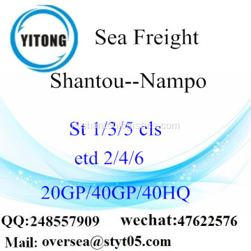 Shantou Port mare che spediscono a Nampo